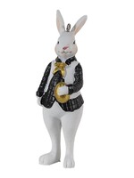 Clayre & Eef Décoration lapin (2) 4*4*10 / 4*4*10 cm 6PR4784