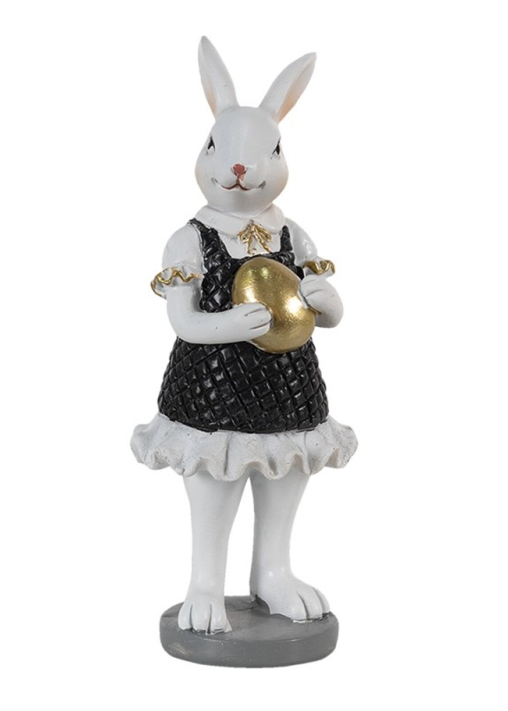 Clayre & Eef Decoratie konijn 5*5*15 cm 6PR3588