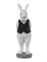 Clayre & Eef Decoratie konijn 5*5*15 cm 6PR3587