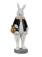 Clayre & Eef Décoration lapin 7*7*20 cm 6PR3581