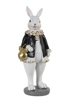 Clayre & Eef Decoratie konijn 5*5*15 cm 6PR3577