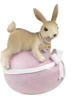 Clayre & Eef Décoration lapin 8*6*12 cm 6PR3563