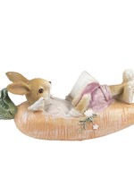 Clayre & Eef Décoration lapin 14*5*6 cm 6PR3553