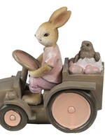 Clayre & Eef Décoration lapin 13*7*12 cm 6PR3554