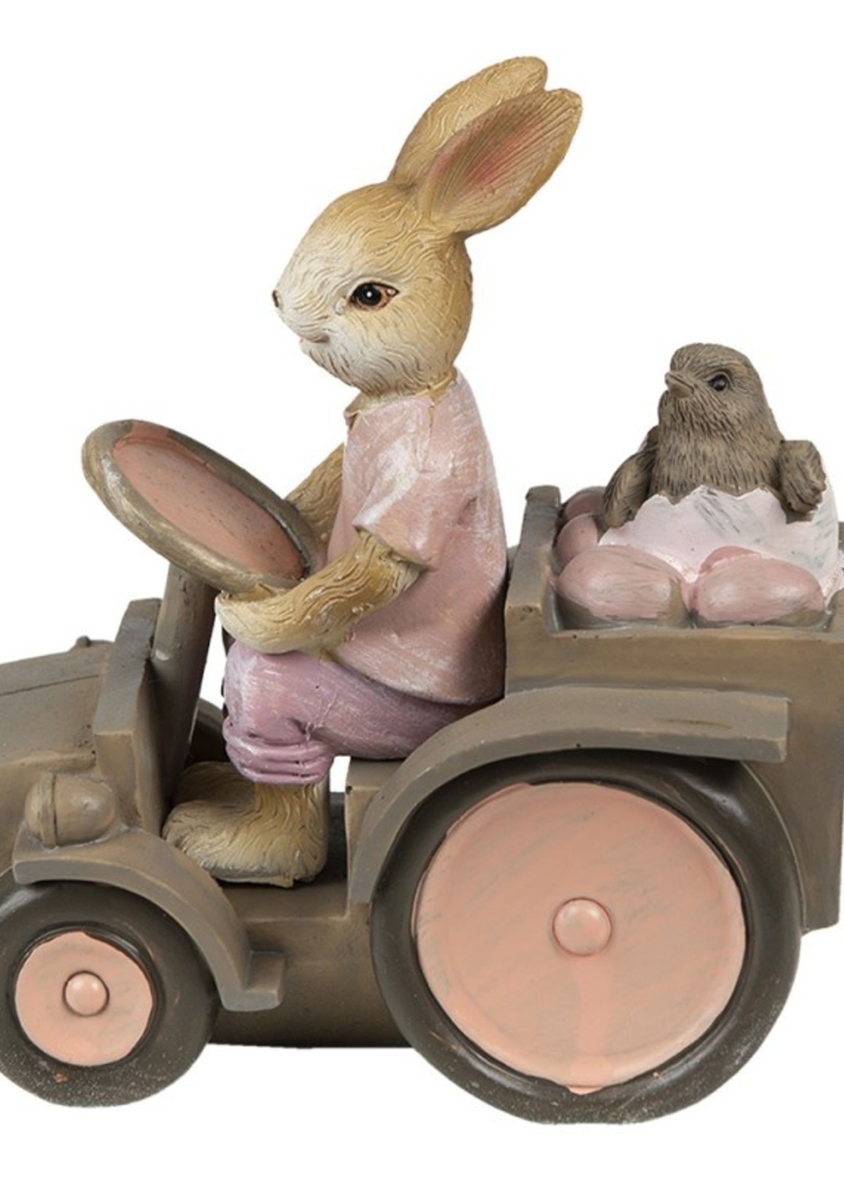 Clayre & Eef Decoratie konijn 13*7*12 cm 6PR3554