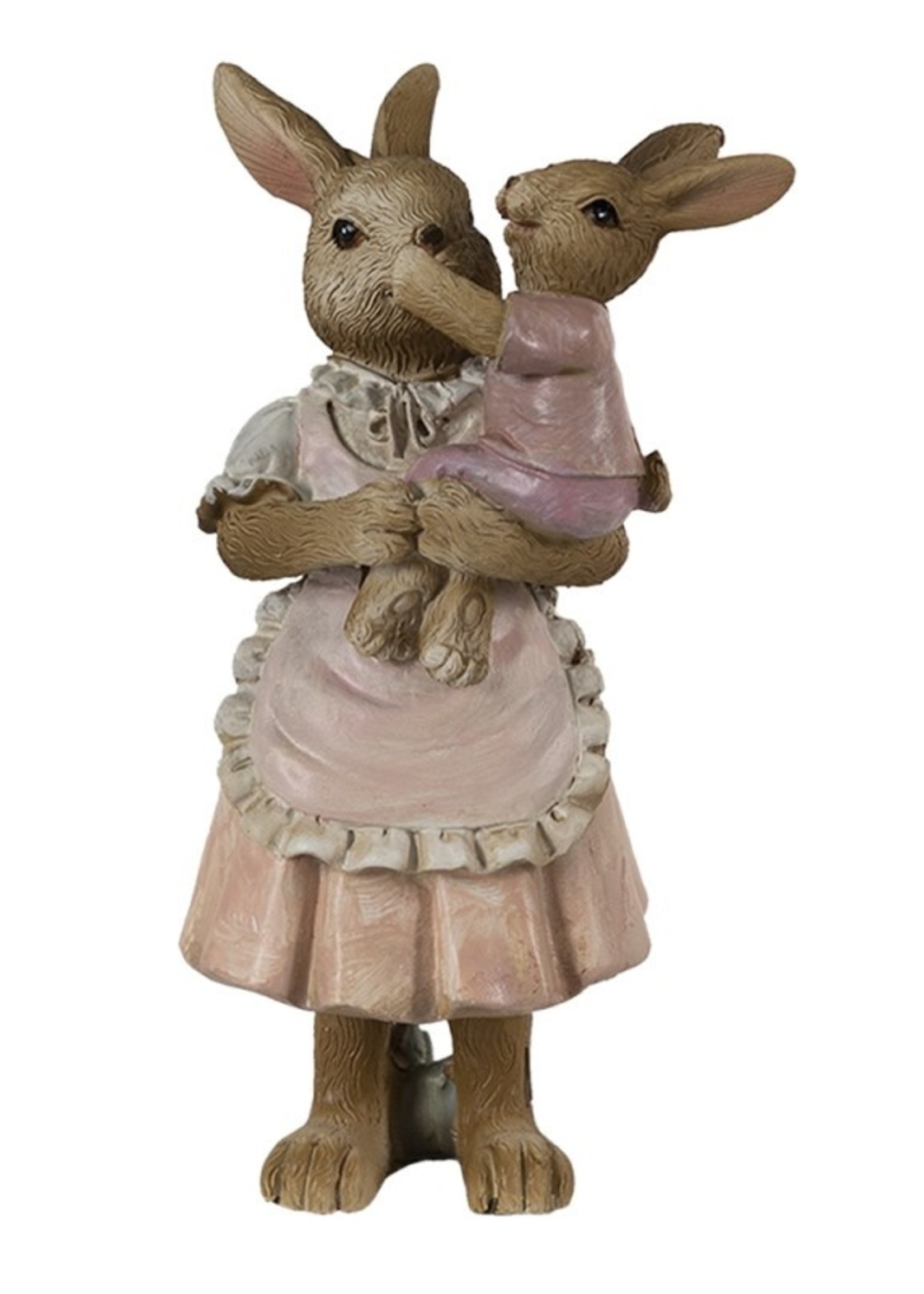 Clayre & Eef Decoratie konijnen 8*5*12 cm 6PR3550