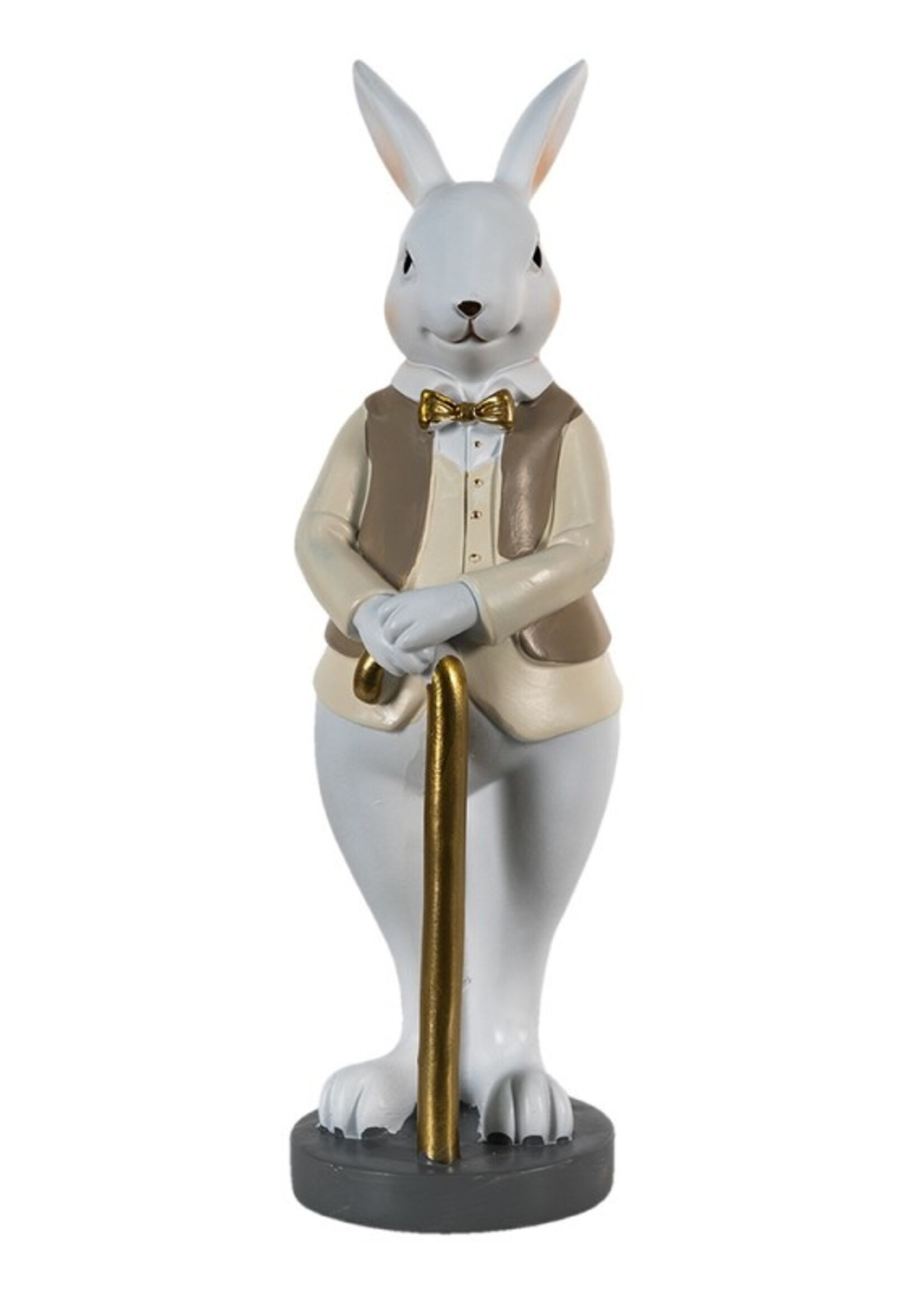 Clayre & Eef Décoration lapin 10*8*25 cm 6PR3586