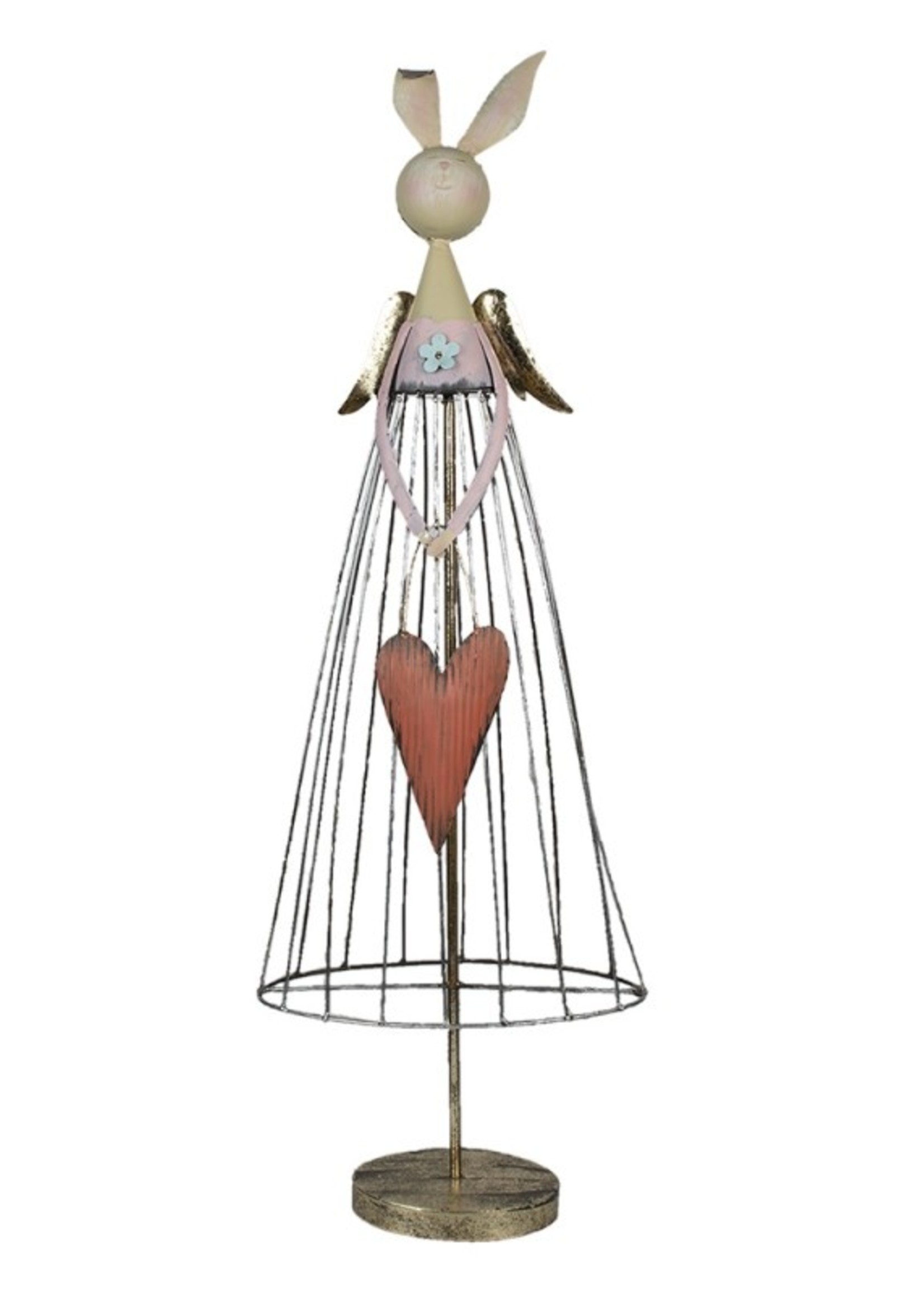 Clayre & Eef Decoratie konijn 41*22*103 cm 5Y0995
