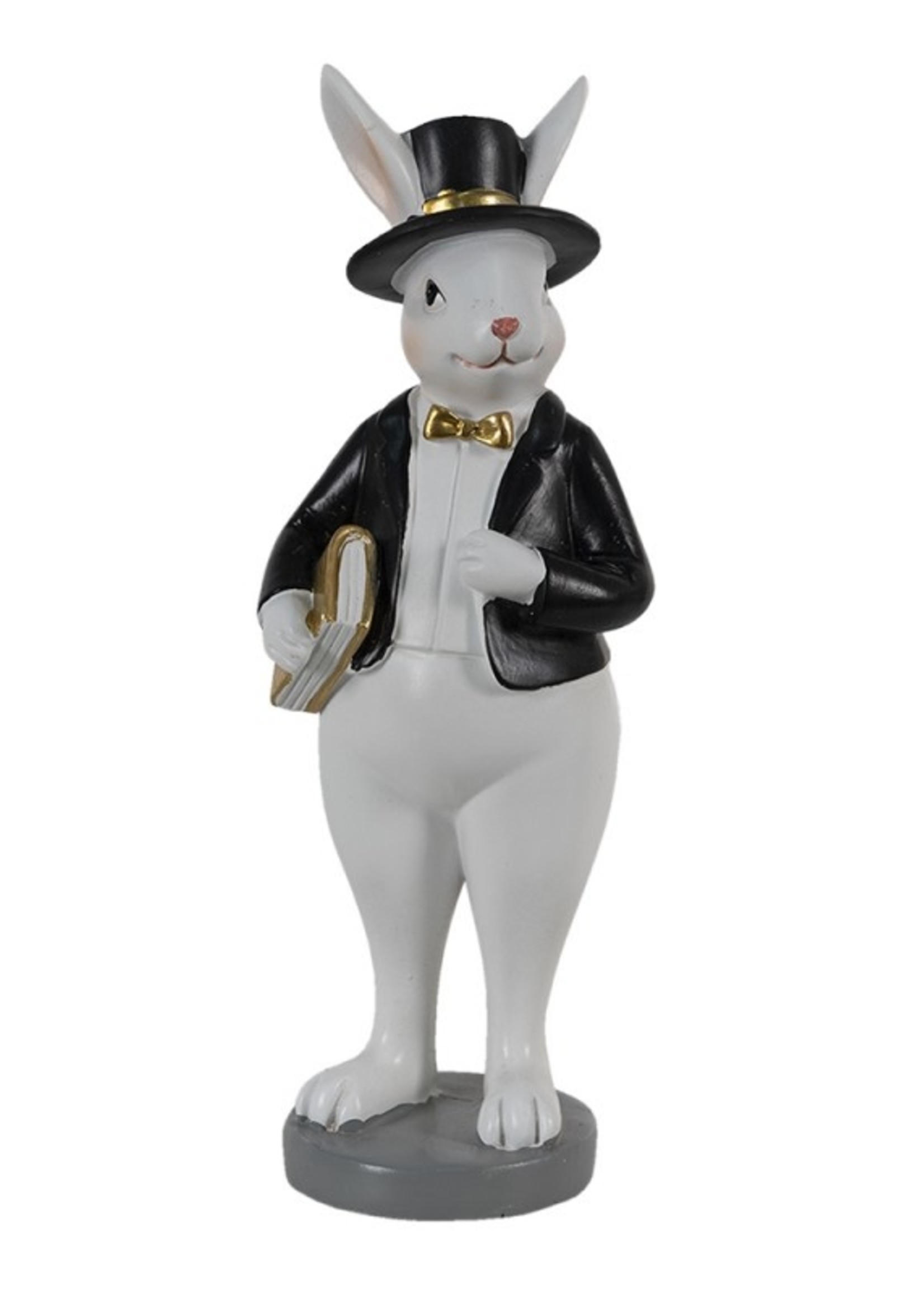 Clayre & Eef Décoration lapin 7*7*20 cm 6PR3572