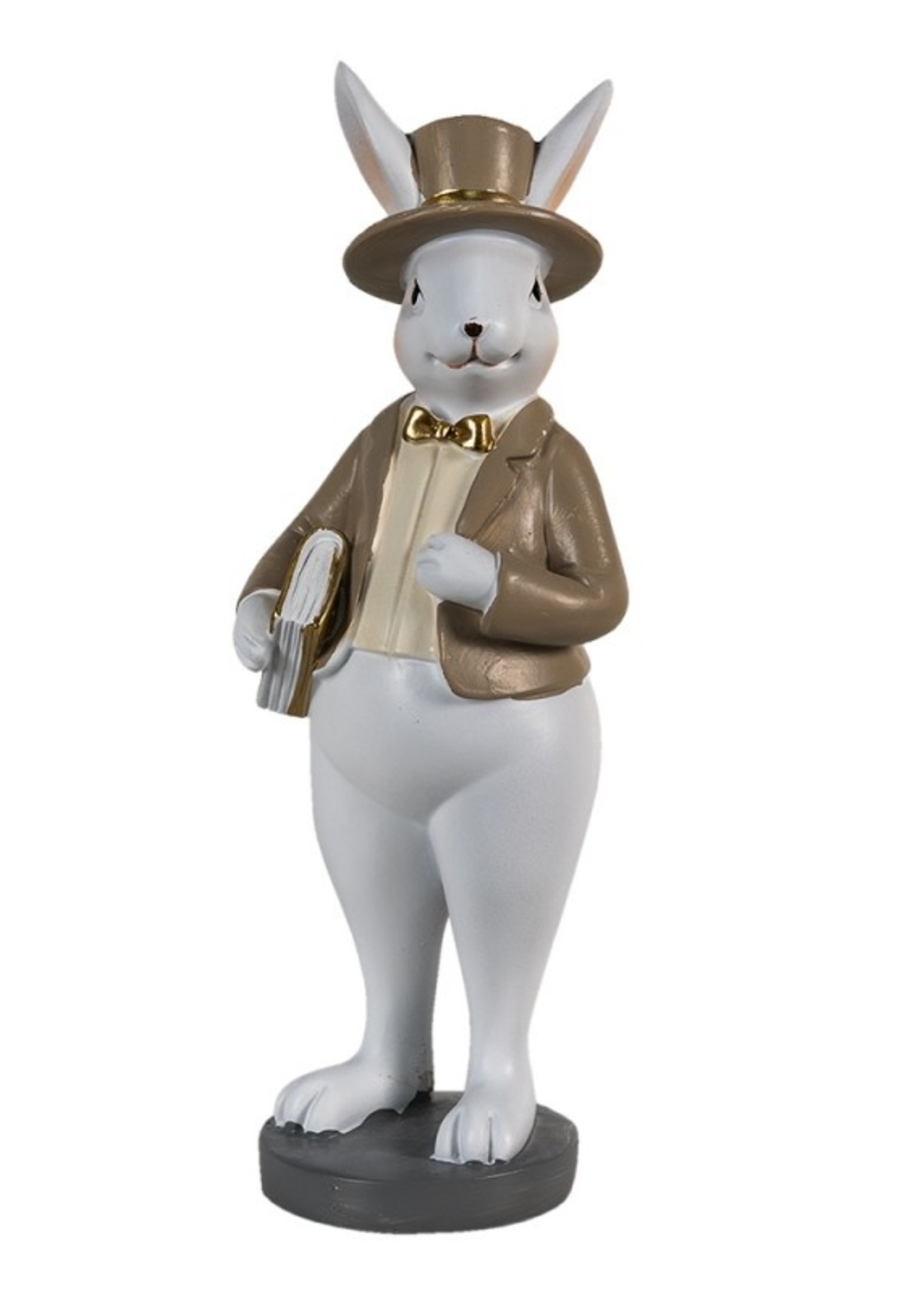 Clayre & Eef Décoration lapin 10*8*25 cm 6PR3574