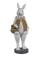 Clayre & Eef Beige Decoratie konijn 10*8*25 cm 6PR3583