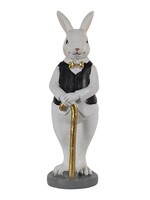 Clayre & Eef Decoratie konijn 5*5*15 cm 6PR3584