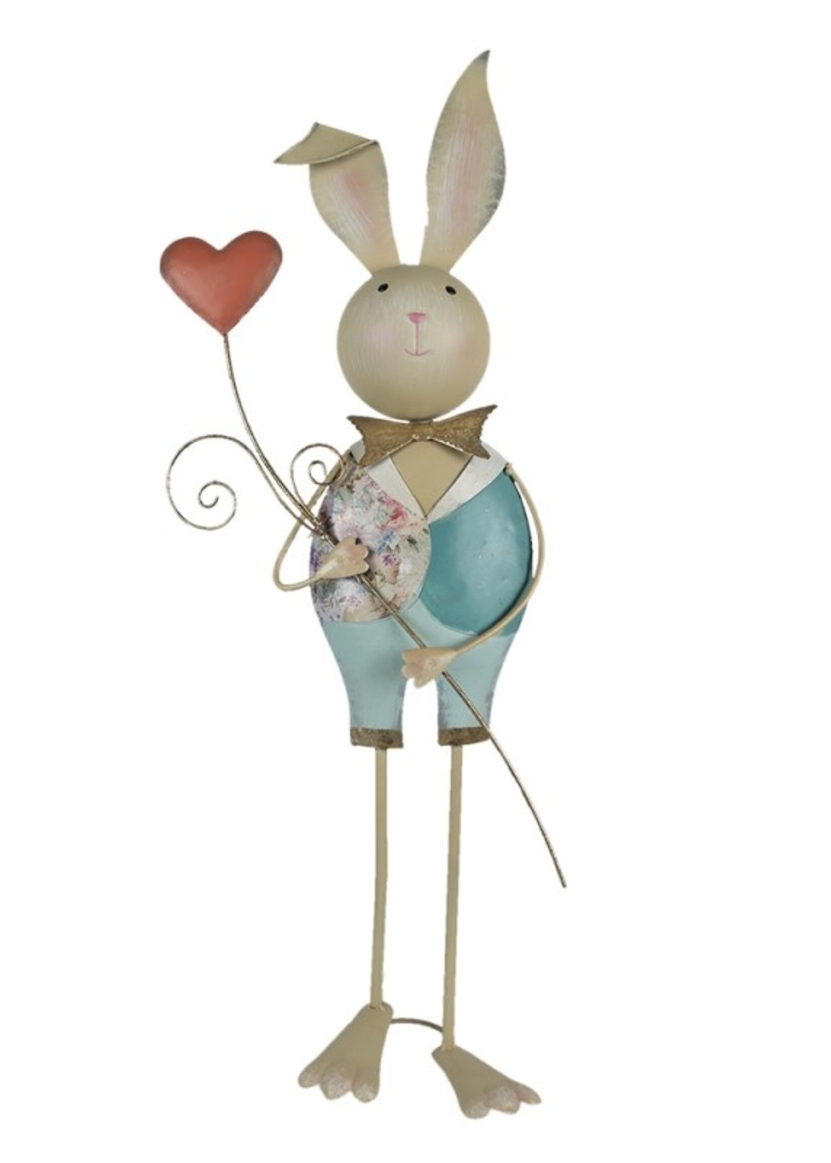 Clayre & Eef Decoratie konijn 28*17*83 cm 5Y0996