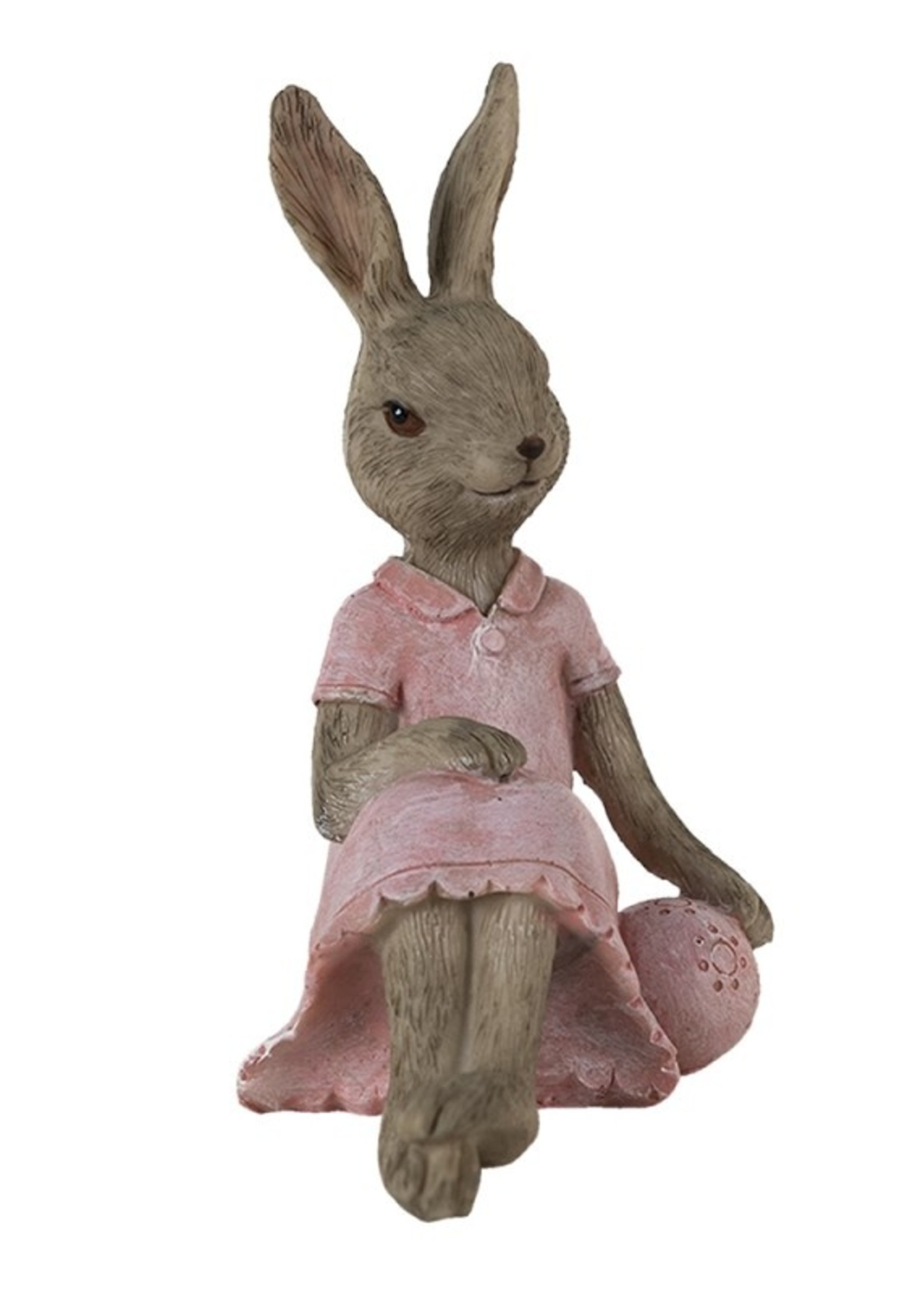 Clayre & Eef Décoration lapin 10*6*12 cm 6PR3531