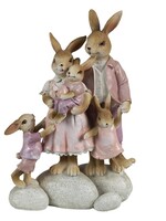 Clayre & Eef Décoration lapins 11*6*18 cm 6PR3540