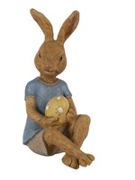Clayre & Eef Décoration lapin 10*6*12 cm 6PR3530