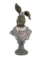 Clayre & Eef Beige Decoratie konijn 12*12*32 cm 6PR3544