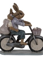 Clayre & Eef Décoration lapins 14*5*15 cm 6PR3541