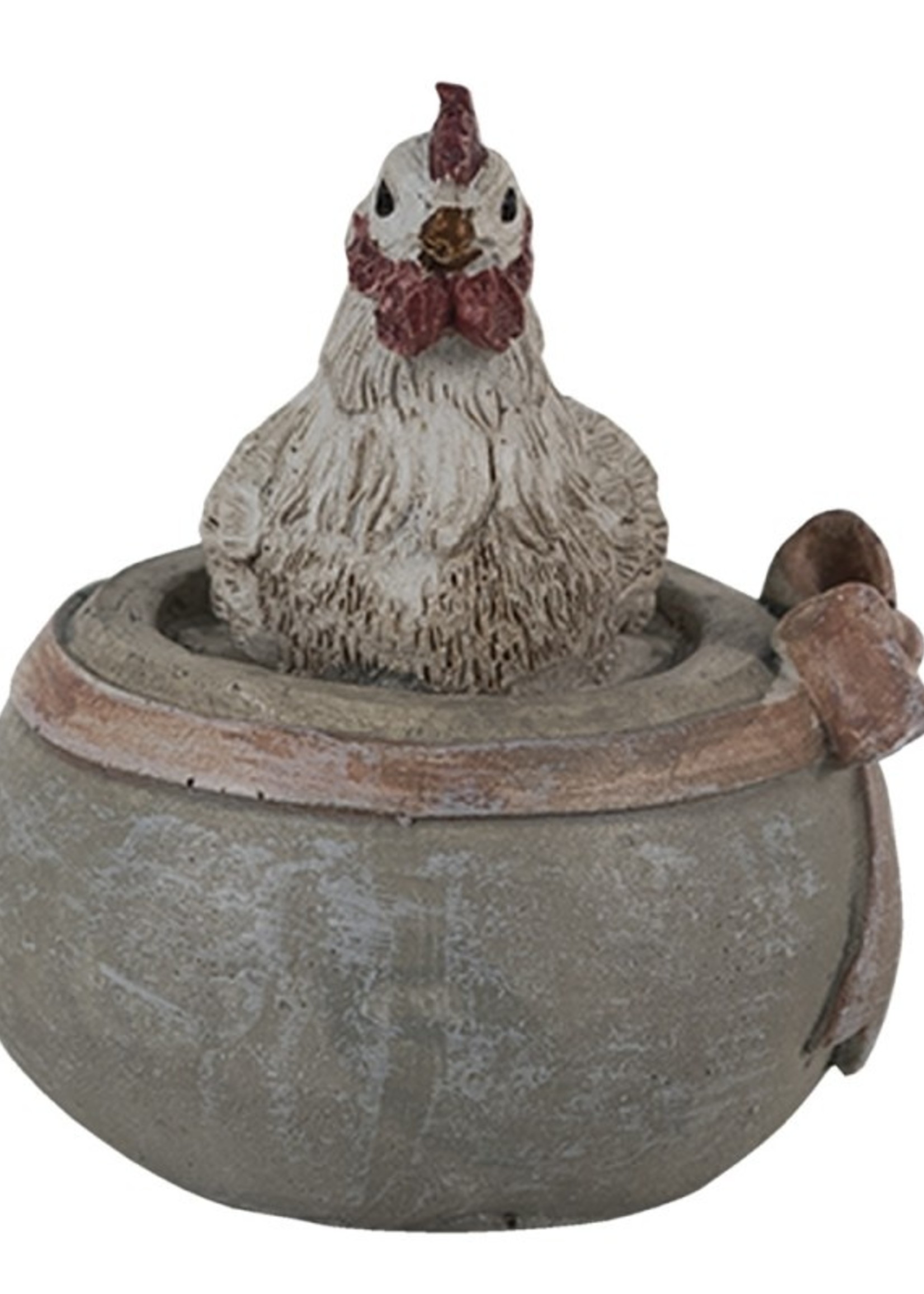 Clayre & Eef Décoration pendentif poule 6*5*6 cm 6PR3562