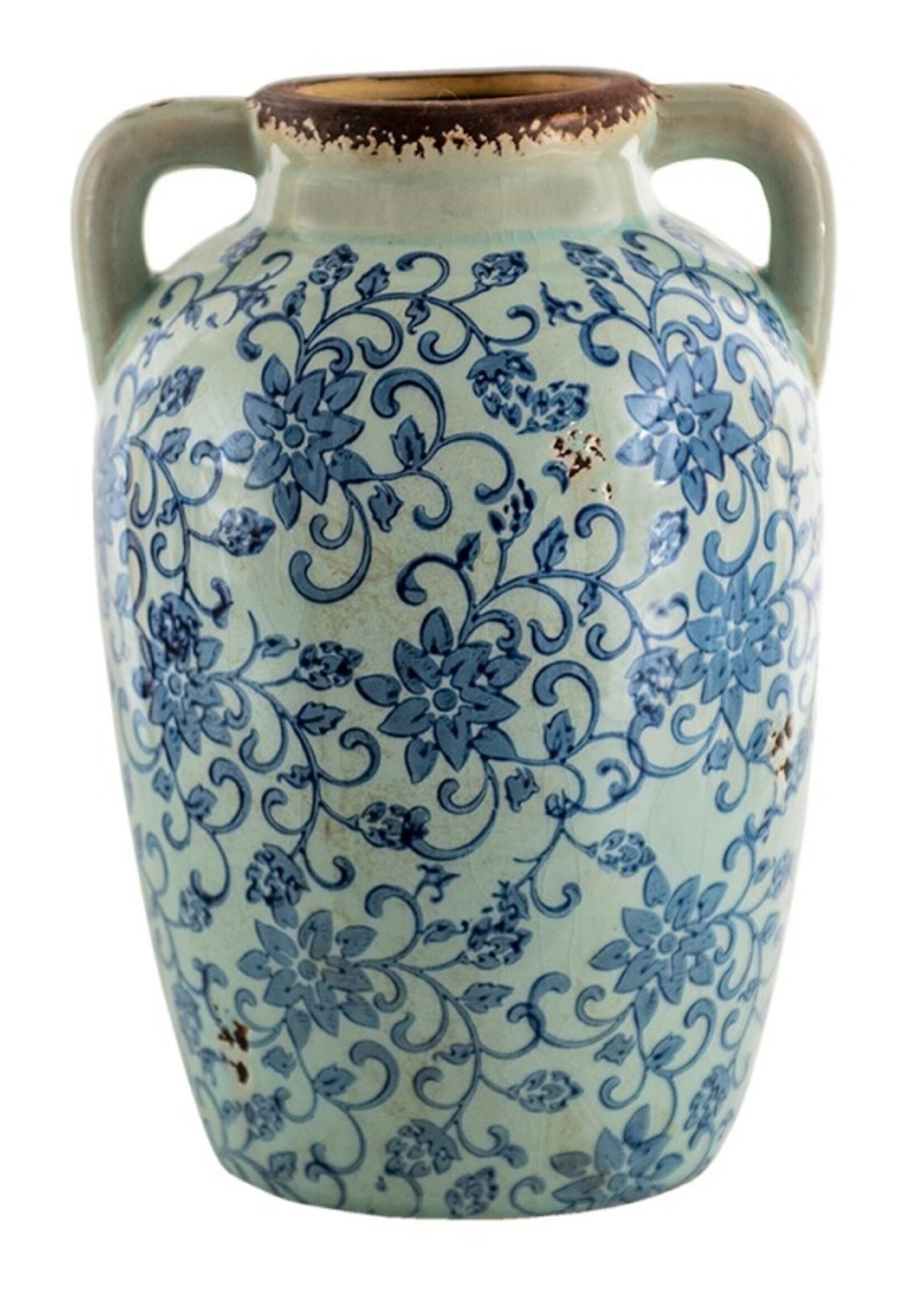 Clayre & Eef Decoratie vaas 16*15*24 cm 6CE1377