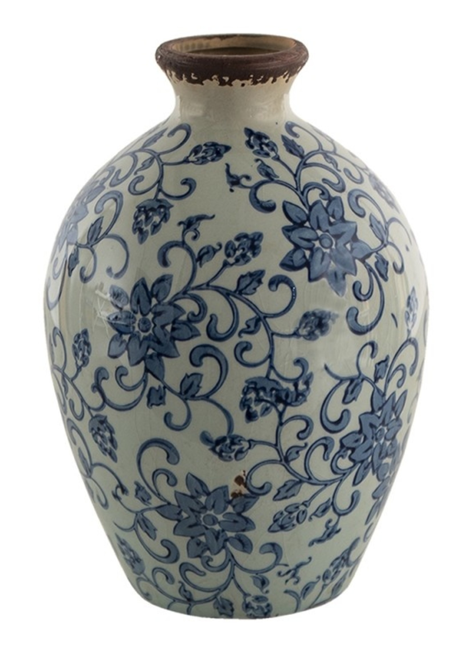 Clayre & Eef Decoratie vaas Ø 13*19 cm 6CE1375