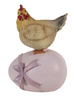 Clayre & Eef Decoratie kip 9*7*12 cm 6PR3548