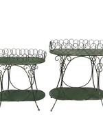 Clayre & Eef Plantentafeltje (2) 70*34*81 cm / 60*30*69 cm 5Y1001