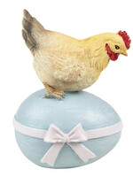 Clayre & Eef Decoratie kip 9*7*12 cm 6PR3561