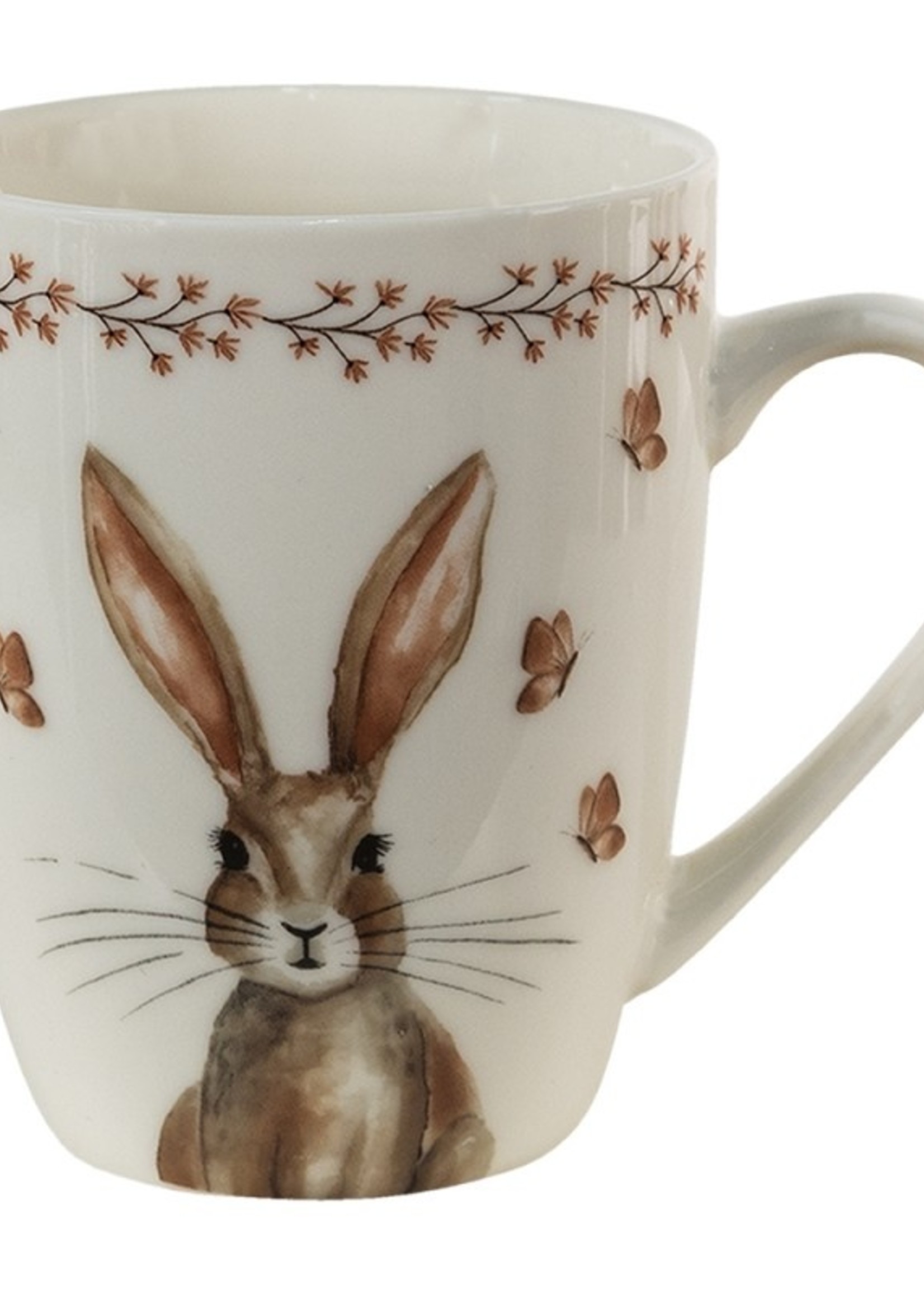 Clayre & Eef Mug 12*8*10 cm / 350 ml REBMU