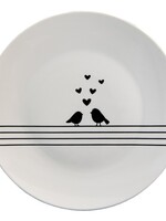 Clayre & Eef Witte Klein bord Ø 20*2 cm LBSDP