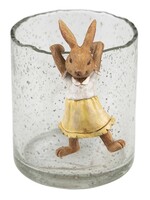 Clayre & Eef Decoratie konijn 5*5*9 cm 6PR3533