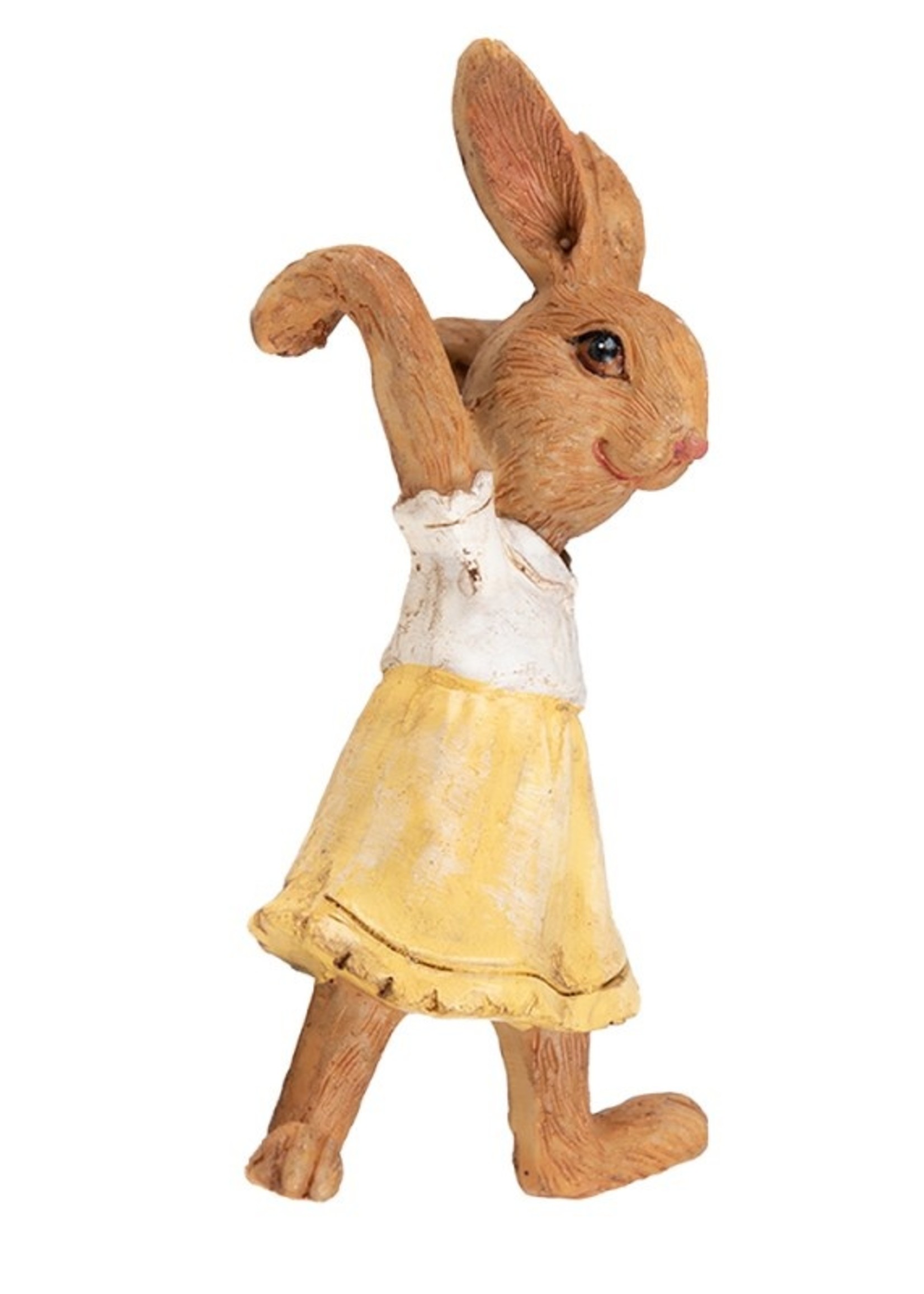 Clayre & Eef Decoratie konijn 5*5*9 cm 6PR3533