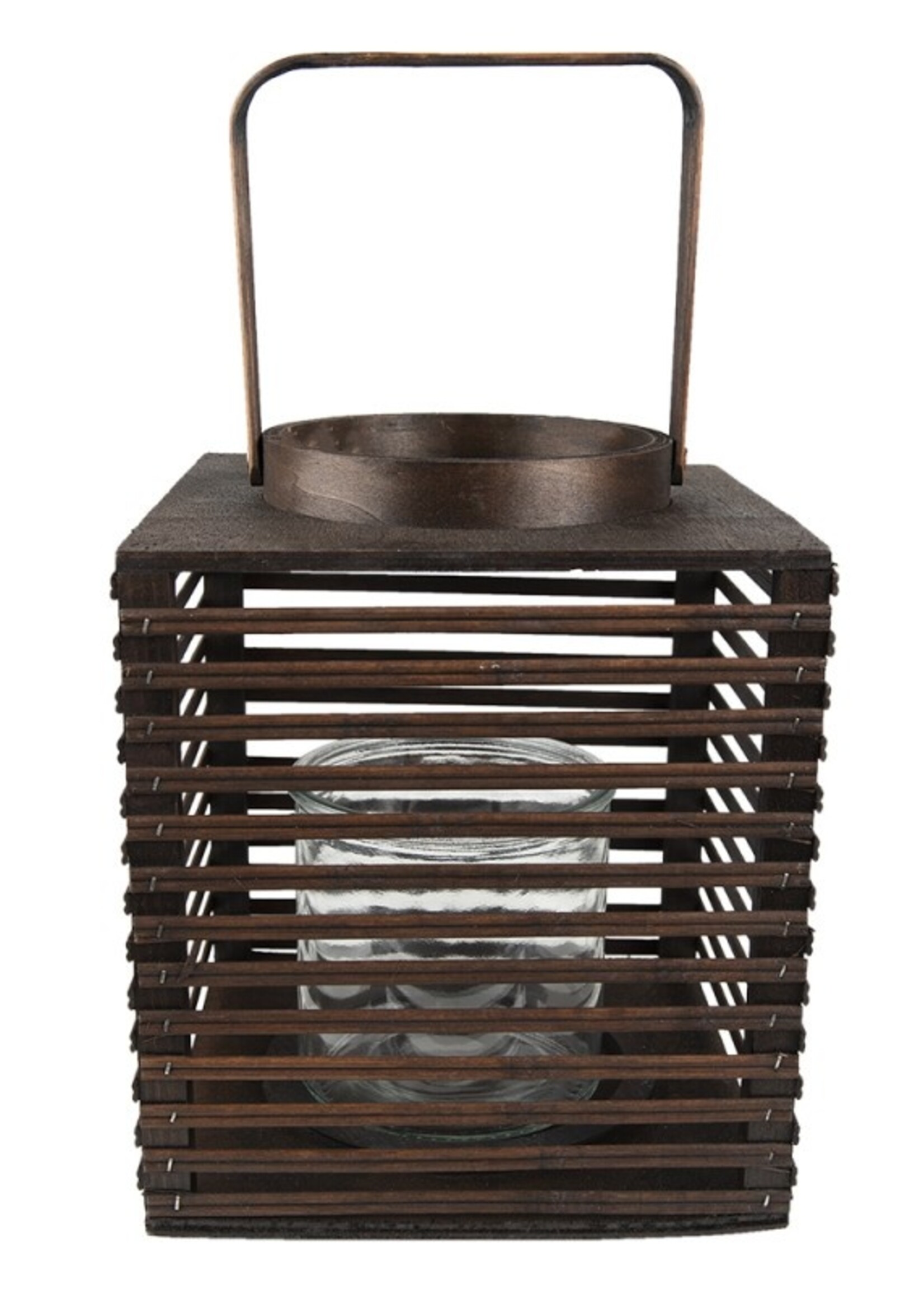 Clayre & Eef Windlicht 21*21*25 cm 6RO0587L