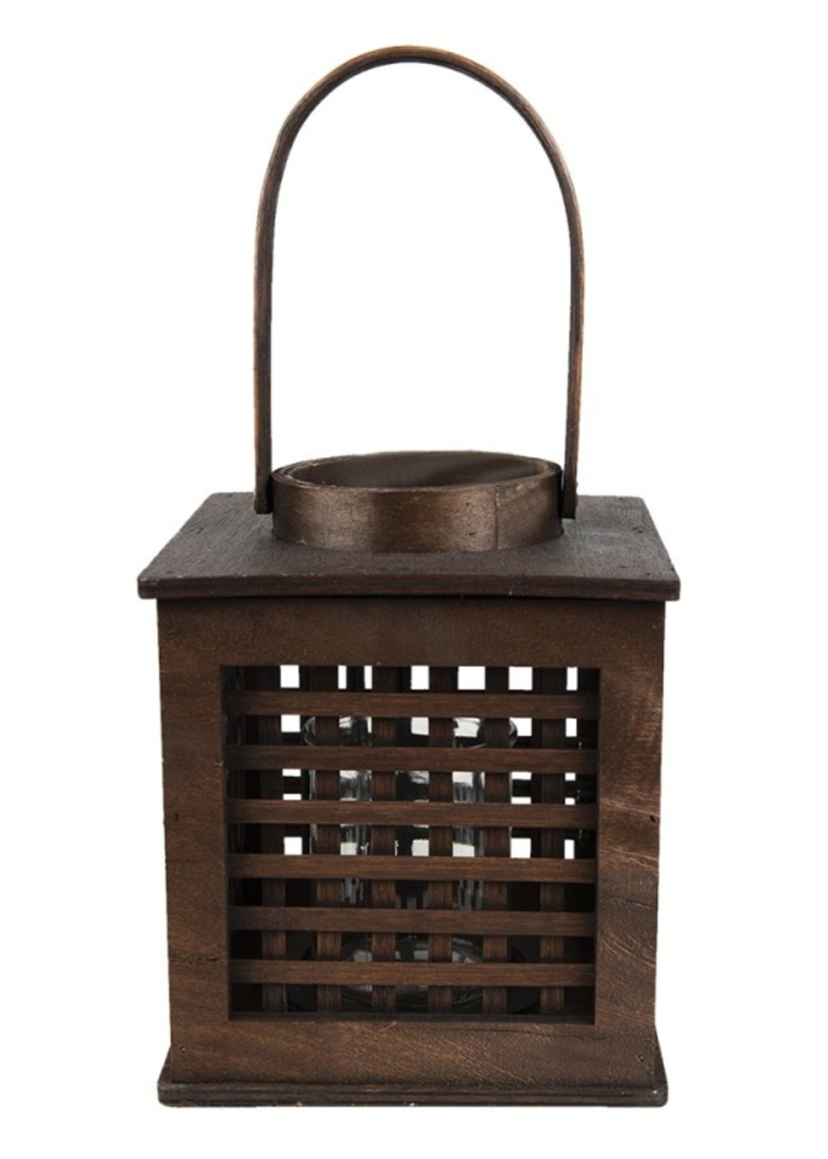 Clayre & Eef Lanterne 17*17*20 cm 6RO0580S