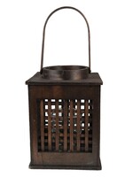 Clayre & Eef Windlicht 19*19*25 cm 6RO0580L