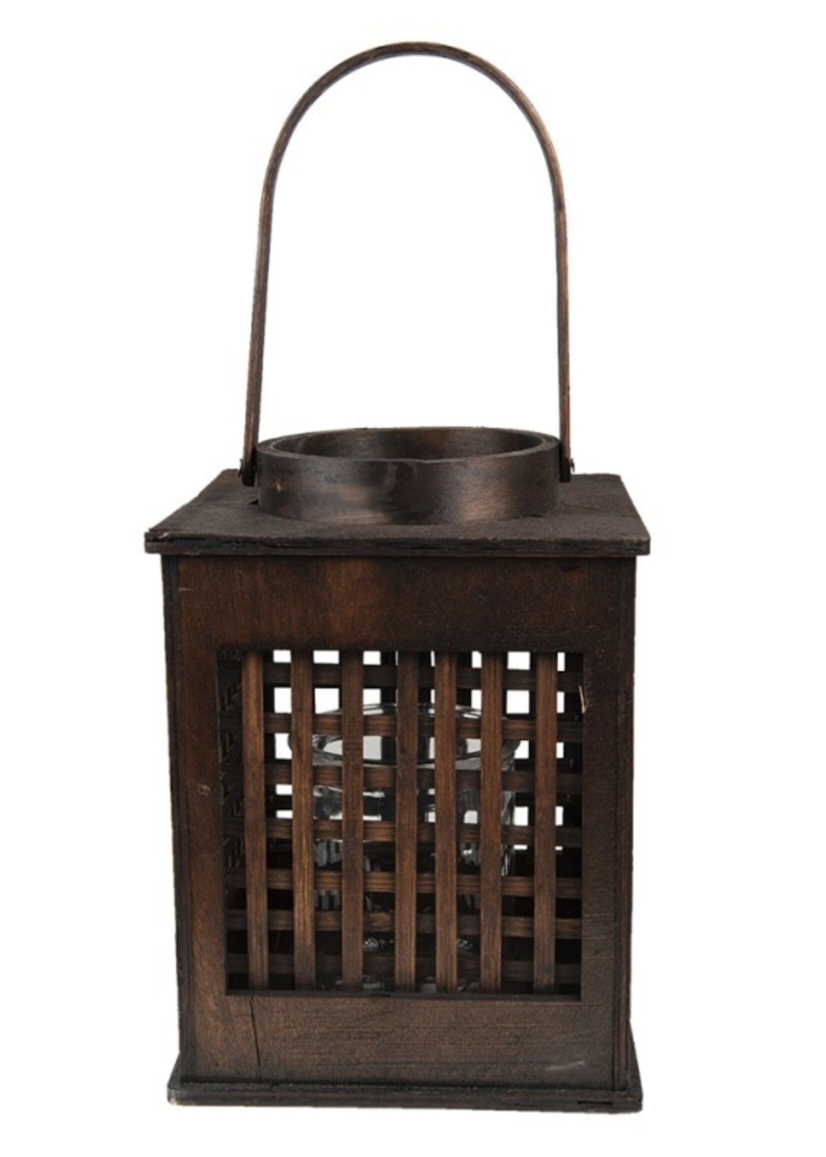 Clayre & Eef Windlicht 19*19*25 cm 6RO0580L