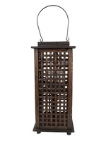 Clayre & Eef Windlicht 19*19*43 cm 6RO0576