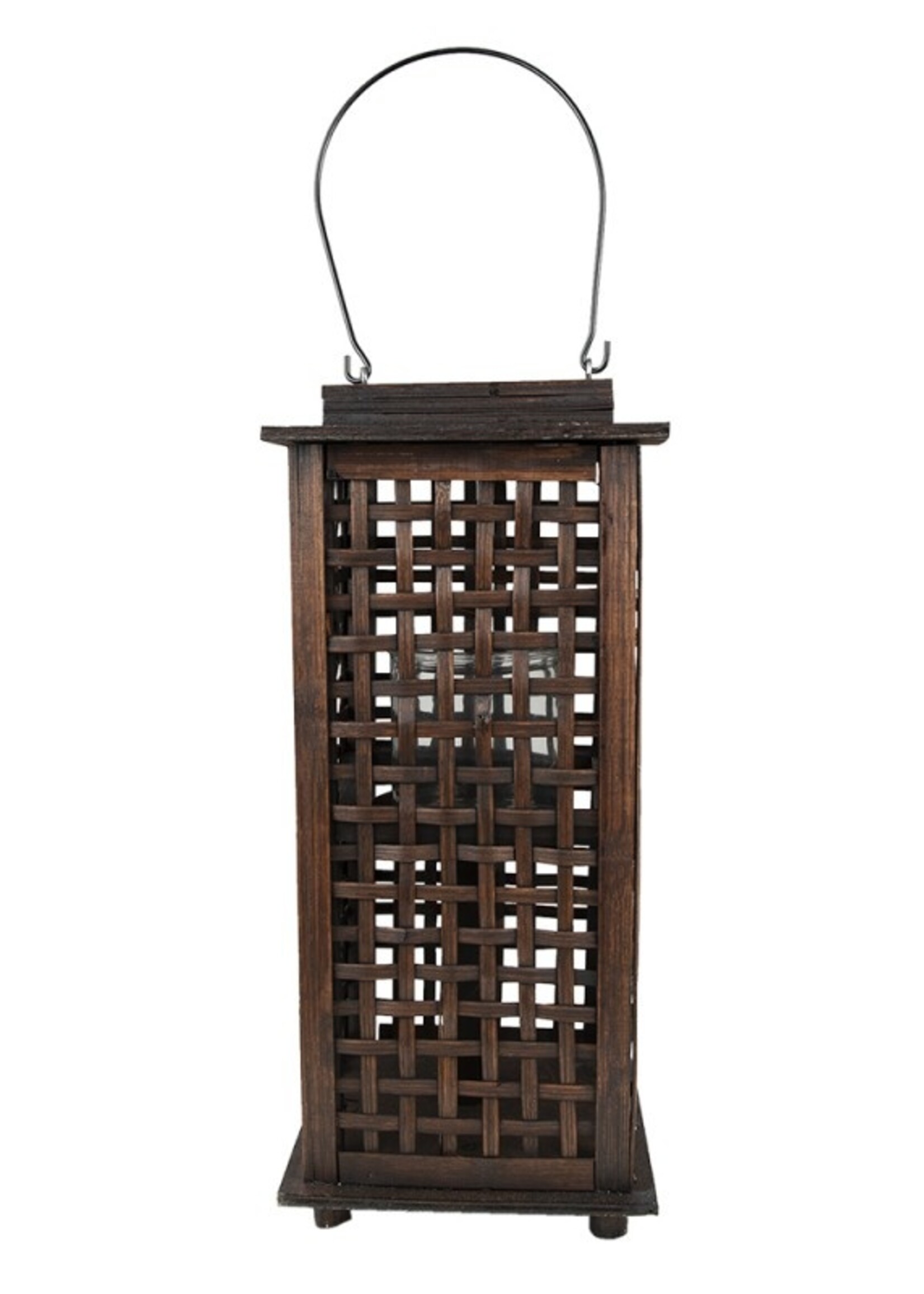 Clayre & Eef Windlicht 19*19*43 cm 6RO0576