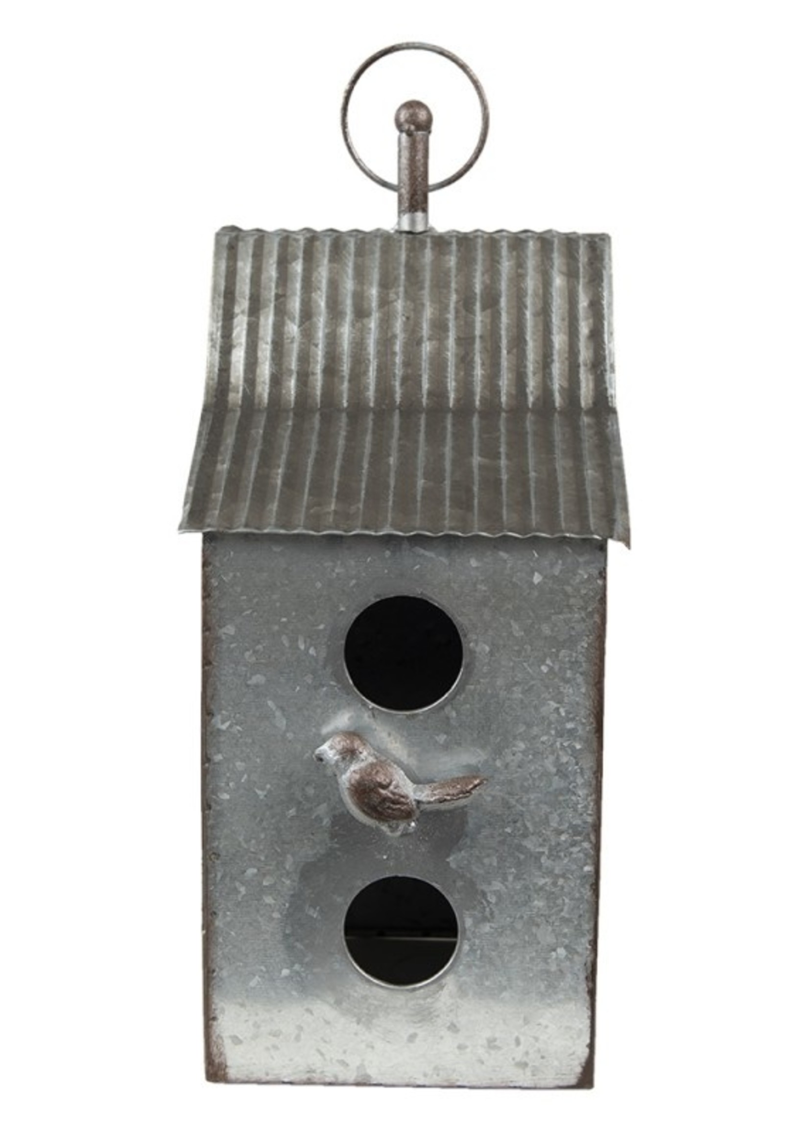 Clayre & Eef Decoratie vogelhuis 14*14*30 cm 6Y4654