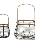 Clayre & Eef Manden (2) 20*20*16 / 11*11*13 cm 6Y4671