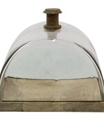 Clayre & Eef Cloche de verre 24*24*18 cm 6GL3439