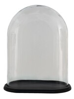Clayre & Eef Cloche de verre 32*19*40 cm 6GL3480