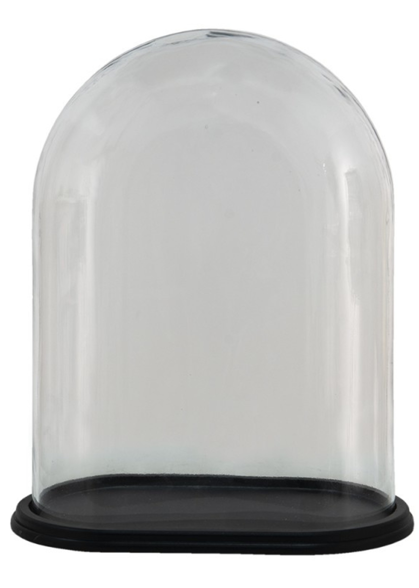 Clayre & Eef Cloche de verre 32*19*40 cm 6GL3480