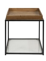 Clayre & Eef Bijzettafel 44*44*45 cm 64965