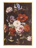 Clayre & Eef Schilderij met bloemen 40*3*60 cm 50618