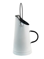 Clayre & Eef Witte Decoratie kolenkit Ø 15*30 cm 6Y4777