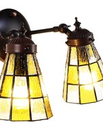 Clayre & Eef Wandlamp Tiffany 30*23*23 cm E14/max 2*40W 5LL-6216