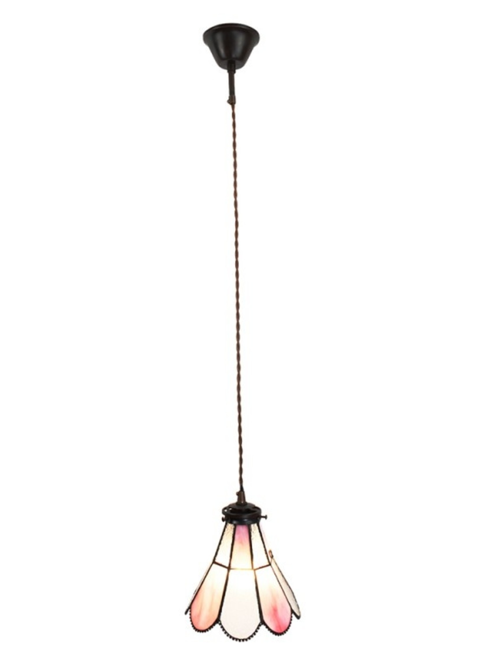 Clayre & Eef Hanglamp Tiffany 18*15*115 cm E14/max 1*25W 5LL-6217