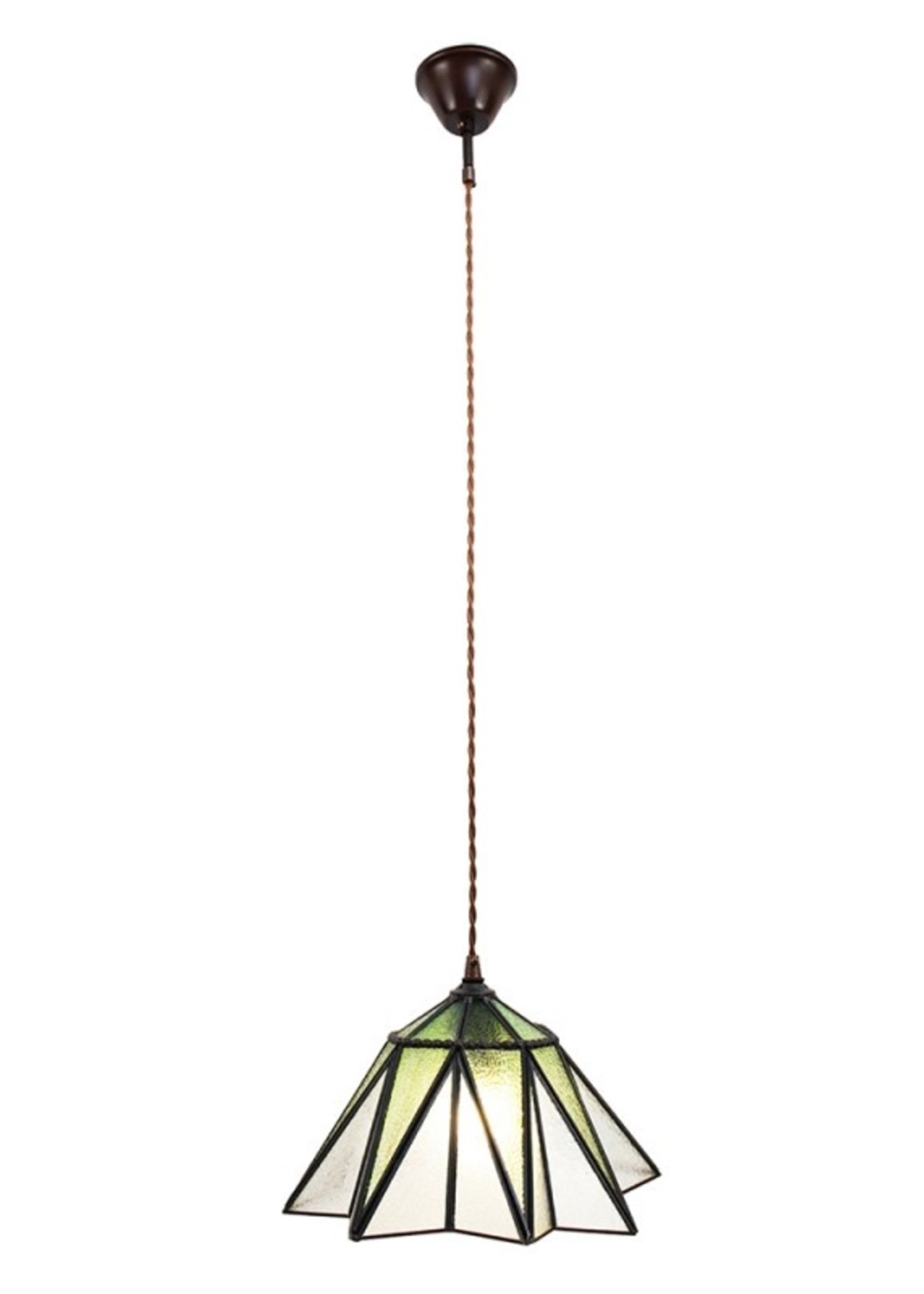 Clayre & Eef Hanglamp Tiffany Ø 31*107 cm E27/max 1*40W 5LL-6222