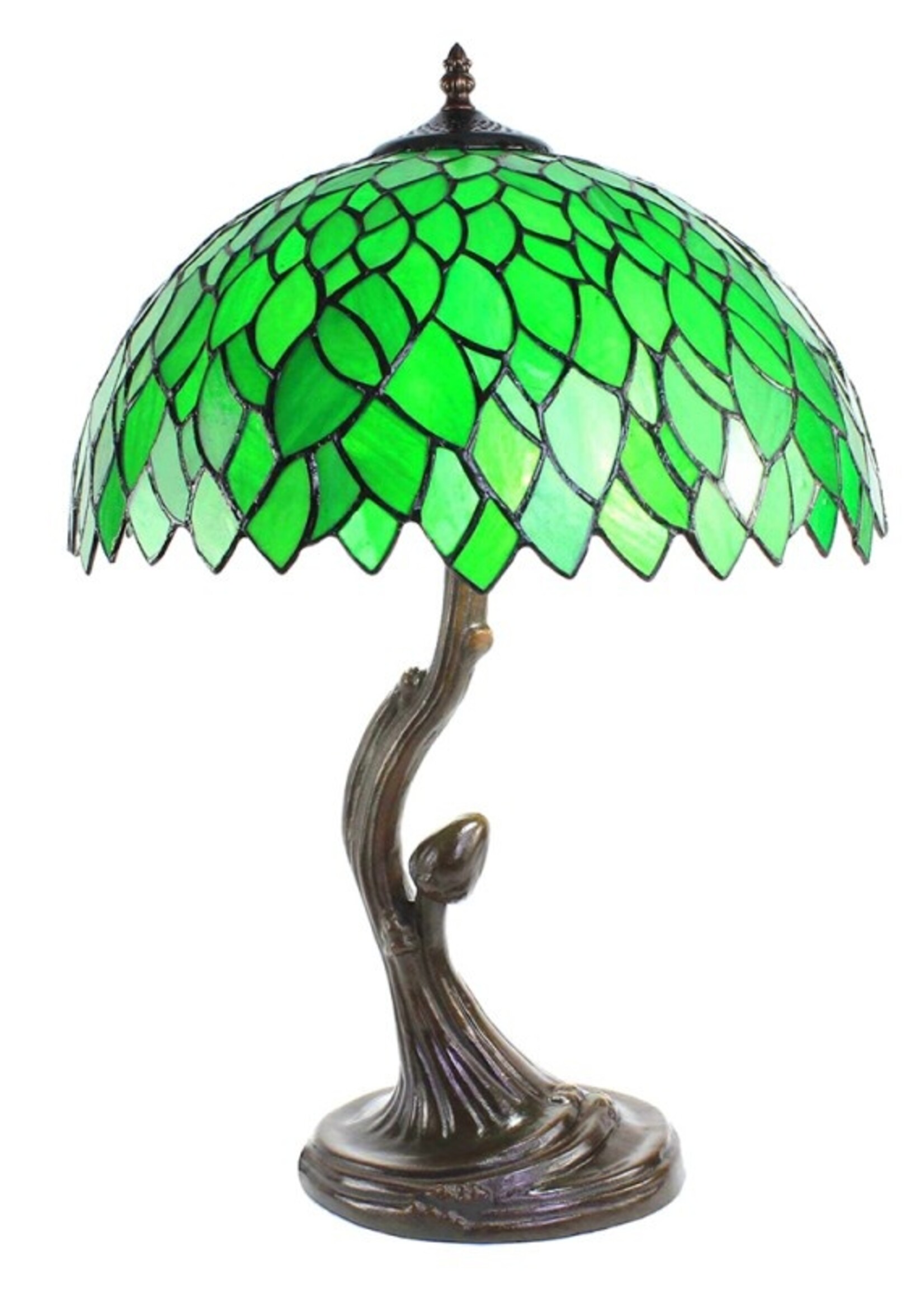 Clayre & Eef Lampe de table Tiffany Ø 41*57 cm E27/max 2*60W 5LL-6224